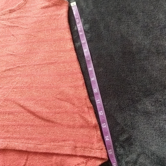 Kirra Hi-Low Copper Red and Gold Top - Picture 3 of 5